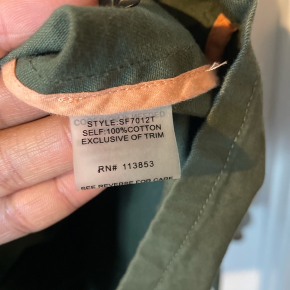 Market & Spruce Olive Utility Jacket With Removable Hoodie - Picture 5 of 7